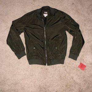 Men’s Mossimo olive green bomber jacket
